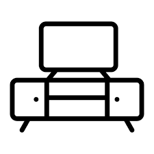 Tv Stand Free Electronics Icons