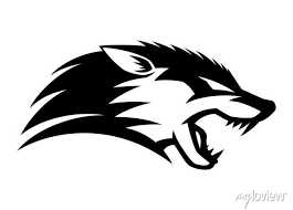 Ilration With Angry Wolf Icon