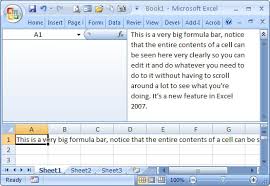 Viewing Long Formulas Excel 2007