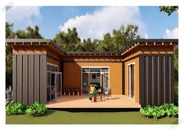 55m2 U Type Prefab House Plan Tiny