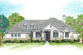 Texas Country Home Plan Four Bedrooms