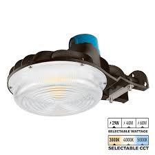 Brown Led Dusk To Dawn Area Light Selectable Cct And Wattage Photocell Included 3900 8400 Lumens Ddal Sw3b60w Br3npt5 Am50s
