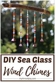 Sea Glass Diy Wind Chimes With Cowbells