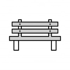 Bench Black And White Clipart Images