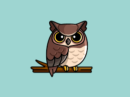 Owls Drawing Owl Cartoon Great Horned Owl