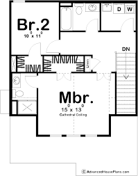2 Story Craftsman Style House Plan