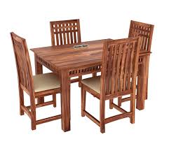 Buy Adolph 4 Seater Dining Table Set