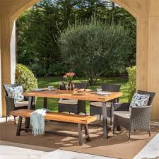 Top Patio Dining Set In Sandblast