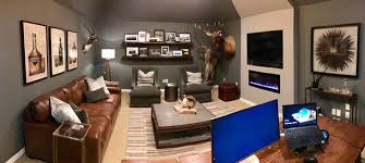 Rustic Luxe Man Cave Rustic Home