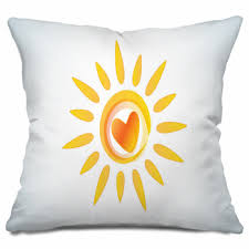 Sun Throw Pillows Shams