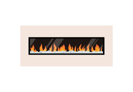Fireplace Firewood Black Minimalist