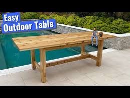 Build A Diy Outdoor Table