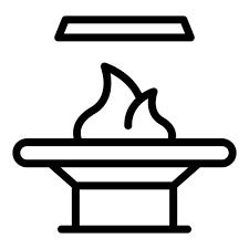 Heater Furnace Icon Outline Vector Gas