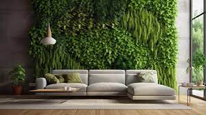 Eco Friendly Living Room With Vertical