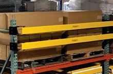 pallet rack backstop beams prevent push