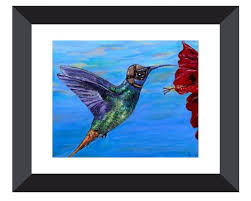 Hummingbird Painting Maverick Bird
