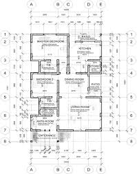 Floor Plan Of Two Bedroom Bungalow