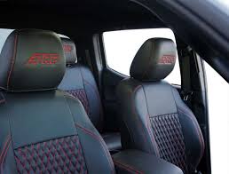 Red Stitching Front Seat Covers