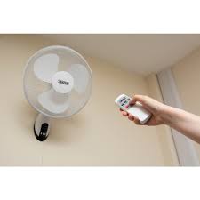 Draper Oscillating Wall Mounted Fan