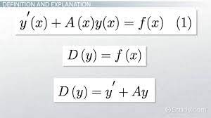 First Order Linear Diffeial