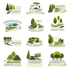 Vector Landscape Design Company Icon