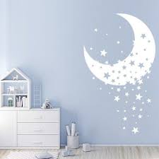Twinkle Star Moon Nursery Wall Sticker