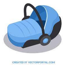 Baby Car Seat Clip Art Royalty Free
