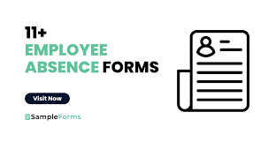 Free 11 Employee Absence Forms In Pdf