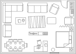 Floor Plan Furniture Vector Images