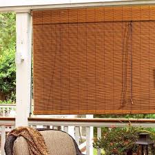 Pu Straight Bamboo Roller Blind