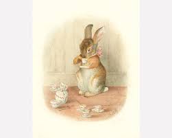Beatrix Potter Art Print A Rabbit S Tea