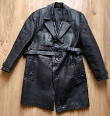 Vintage Soviet Military Uniform Leather
