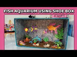 Fish Aquarium With A Shoe Box