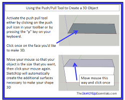 Push Pull And Offset Tools In Sketchup