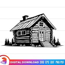Log Cabin Svg Wilderness Living Log