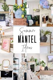 Summer Mantel Decorating Ideas Anyone