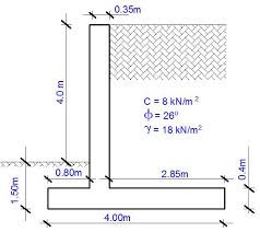 Design Of Cantilever Retaining Wall