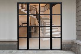 Custom Steel Frame Glass Exterior Doors