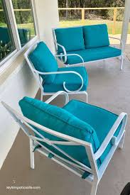 Spray Paint Patio Cushions