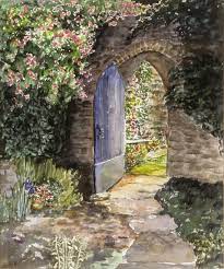 The Secret Garden Blue Door