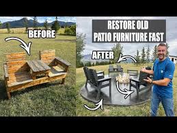 How To Re Old Patio Furniture Fast