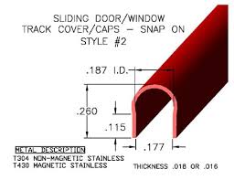 Sill Track Cover Sliding Door Hardware