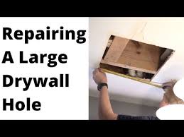 How To Repair Drywall Large Hole