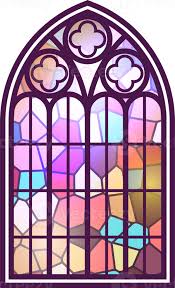 Gothic Window Vintage Stained Glass
