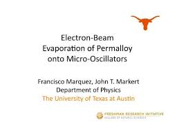 electron beam evaporation of permalloy