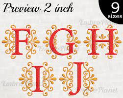 Buy V5 Regal Letters Fghij Designs For