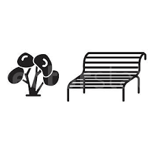 Park Bench Icon Simple Ilration Of
