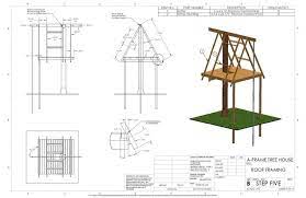 A Frame Tree House Building Plans And