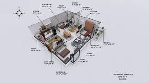 3d Floor Plan Design Service At Rs 5 Sq
