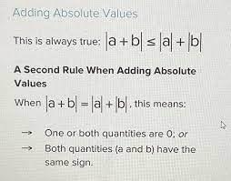 Absolute Values Flashcards Quizlet